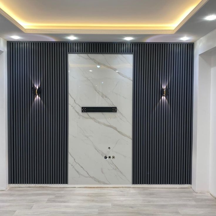 PVC louvers wall panels